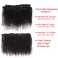 18&rdquo; Clip in Remy Human Hair Extensions Natural Black Bohemian Kinky Curly Clip in Hair Extensions Grade 9A Double Weft Soft Afro Kinky Curly Clip in Extensions Thick to Ends 7Pcs 85 Gram