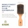 Kent OG2 Club Hair Brush, Small Boar Bristle Hair Brush for Men, Natural Boar Bristle Beard Brush for Men, Beechwood Kent Brush for Hair and Beards