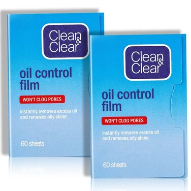 Oil Control Film Replacment for Clean &amp; Clear Oil-Absorbing Sheets,2 Pack(total 120sheets)Oil Blotting Sheets For Face,9%Larger Makeup Friendly High-performance Handy Face Blotting Paper for Oily Skin