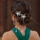 Bartosi Butterfly Clips Hair Silver Hair Barrettes Fluttering Tassel Hair Accessories Set for Women and Girls (Pack of 2)