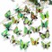 BARTOSI Butterfly Hair Clips Green Butterfly Hair Clip Cute Butterflies Hair Barrettes Styling Hair Accessories for Women and Girls (Pack of 20)
