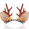 BARTOSI Christmas Reindeer Antlers Hair Clips Deer Antler Hair Clip Xmas Hairpin Christmas Holiday Hair Accessories for Women and Girls (Pack of 2)
