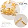 BARTOSI Butterfly Hair Clips Gold Butterflies Hair Pins Bride Wedding Decorative Bobby Pins Hair Accessories for Women and Girls (Pack of 5)