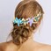 BARTOSI Starfish Bride Wedding Headband Seashell Hair Vine Pearl Bridal Hair Pieces Hair Accessories for Women