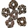 6 PCS Hair Scrunchies for Women - Leopard &amp; Cheetah Print, Velvet, Large, 3 Styles, Hair Ties for Thick Hair, Hair Accessories, 6 Count