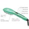 Irresistible Me Revolutionary New Generation Hair Straightening Brush - Ceramic Tourmaline 3D Technology Flattening Straightener - No Hair Damage - Best Professional Flattening Hot Tool - Jade