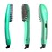Irresistible Me Revolutionary New Generation Hair Straightening Brush - Ceramic Tourmaline 3D Technology Flattening Straightener - No Hair Damage - Best Professional Flattening Hot Tool - Jade