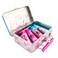 Barbie Lip Balm Set for Girls - Bundle with 4 Barbie Lip Balm Tubes Plus Stickers and More   Barbie Lip Balm Kit for Kids, Toddlers