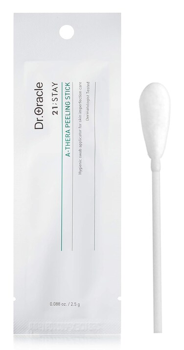 DR.ORACLE 21 Stay A-Thera Peeling Stick Face Peels for Sensitive Skin - Exfoliator for Blackheads, Enlarged Pores, Wrinkles, Fine Lines (1Pack of 10EA) Dermatologist Tested