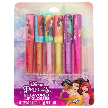 Disney Princess 6 Piece Lip Gloss Set