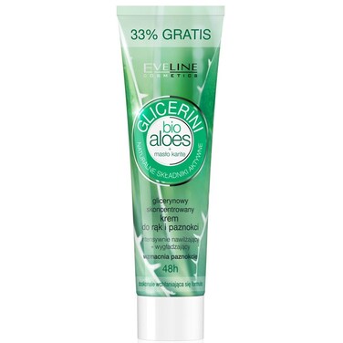 GLYCERINE HAND AND NAIL CREAM BIO ALOE + KARITE BUTTER