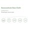 emerginC Rawceuticals Raw Cloth - Reusable Facial Cloth - Eco-Friendly Face Wipe (2 Cloths)