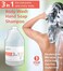 Zogics 3-in-1 Body Wash &ndash; Body Soap, Shampoo, and Hand Soap Liquid Refill All-in-One, Hydrating Plant-Based Formula, Refreshing Citrus + Aloe Scent (1 Gallon)