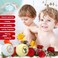 Christmas Bath Bombs for Kids with Surprise Toys Inside - Kids Advent Calendar Bathbombs -12 Pack Safe Fizzy Balls Made with Extracted Essential Oils Bubble Bath Bombs Kids Christmas Gifts