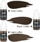 ATOMUS Micro-Blading Pigment 3 Bottle 8ml 0.27fl.oz Eyebrow Lip Eyeliner Tattoo Natural Plant Ink Pigment Black Coffee Dark Coffee Light Coffee Permanent Makeup Liquid Pigment Ink
