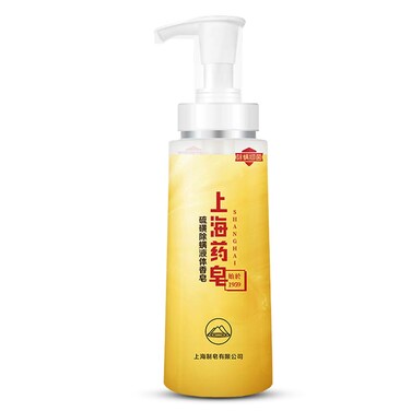 Bee &amp; Flower Sulfur Soap Liquid Shampoo &amp; Body Wash - Daily Head to Toe Skin Care Product for Men and Women - 16.8 Fl Oz - Pack of 1