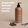 ATTITUDE Liquid Hand Soap, EWG Verified, Plant and Mineral-Based, Vegan Personal Care Products, Vanilla Caramel, 16 Fl Oz (Pack of 2)