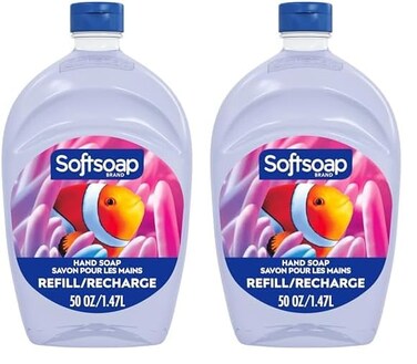 Softsoap Liquid Hand Soap Refill, Aquarium Series - 50 Fluid Ounce (Pack of 2)