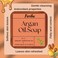 FERIHA Organic Argan Oil Hard Soap - Gentle Cleansing - Antioxidant Properties - Suitable for Sensitive Skin