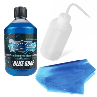 Concentrated Blue Soap Prep Wash For Tattoos and Piercings 16.9oz