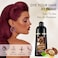 Instant Dark Red Wine Hair Dye Shampoo 3 in 1, Argan Oil Grape Red Hair Shampoo, Easy To Use, Semi-Permanent Red Natural Plant Hair Dye, Herbal Hair Color Shampoo for Men Women 500ml