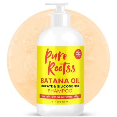 Batana Oil For Hair Growth Shampoo - Caffeine + Silicone Free + Sulfate Free - Thickening Shampoo For Thinning Hair, Hair Loss - Moisturizing, Smooth Hair - Hair Regrowth Shampoo For Men &amp; Women