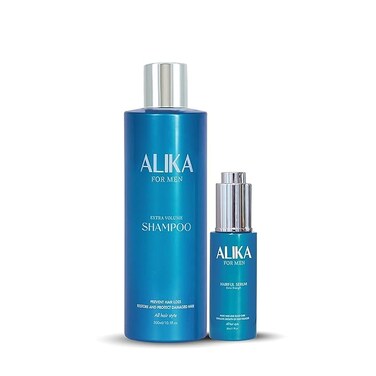 ALIKA Natural Shampoo And Serum Set Hair Growth For Men, Grow Gorgeous Hair Growth, Hair Loss Treatments, Suitable For Dry, Oily, Normal Scalp