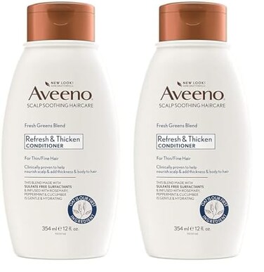 Aveeno Scalp Soothing Fresh Greens Blend Conditioner, peppermint, 12 Fl Oz (Pack of 2)