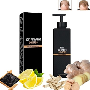 Root Activator Shampoo, Anti Hair Loss - Unisex, Promotes Hair Growth, Natural Regrowth 3.38 Fl Oz(1 PCS)
