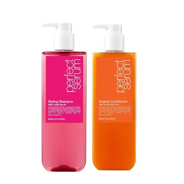 Mise En Scene Perfect 'Styling Serum Shampoo 22.99 Fl Oz Perfect Serum Conditioner Original 22.99 Fl Oz