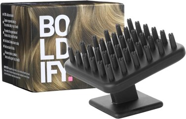 Boldify Scalp Scrubber - Hair Massager Shampoo Brush for Healthy Roots - Silicone Scrubber for Hair Growth and Dandruff Removal - Waterproof Exfoliator