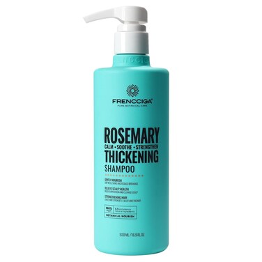 Rosemary Thickening Shampoo, Hair Strengthening Shampoo for Thin &amp; Fine Hair, Gently Cleanses &amp; Strengthens Weak and Brittle Hair 16.9 FL.OZ