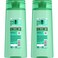 Garnier Fructis Pure Clean Purifying Shampoo, Silicone-Free, 22 Fl Oz, 2 Count (Packaging May Vary) (Pack of 2)