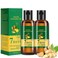 Lidoria Ginger Anti Hair Loss 7 Days,Lidoria Ginger Anti Hair Loss,Ginger Oil for Hair Growth,Ginger Essential Oil Repair Damaged Hair for Stronger Thicker Longer Hair (2PCS)