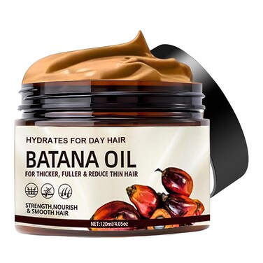 Raw Batana Oil for Hair Growth, Natural Pure Dr Sebi Batana Hair Oil from Honduras, Unrefined Organic Batana Oil for Anti Hair Loss, Prevent Hair Eliminates Split Ends for Men &amp; Women, 4.05 FL oz