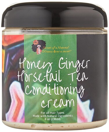 Secrets of a Natural Hair Care - Honey Ginger Horsetail Tea Conditioning Cream