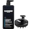 Blackwood For Men Hydroblast Moisturizing Shampoo (17 Oz) &amp; Scalp Massager Bundle - Men's Vegan &amp; Natural Shampoo &amp; Healthy Hair Growth Stimulator Brush - Sulfate Free, Paraben Free, &amp; Cruelty Free