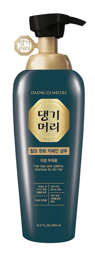 Daeng Gi Meo Ri - Houttuynia Cordata Herbal Extracts Shampoo for Hair Loss Care and Oily Hair, K-beauty, Effective Scalp Cleansing, Caffeine-infused Formula, 13.5 fl oz