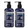 Biotin Hair Growth Shampoo for Men: Natural Thickening Shampoo with Tea Tree Oil Ginseng Mint for Hair Loss and Thinning Hair - 2 Packs