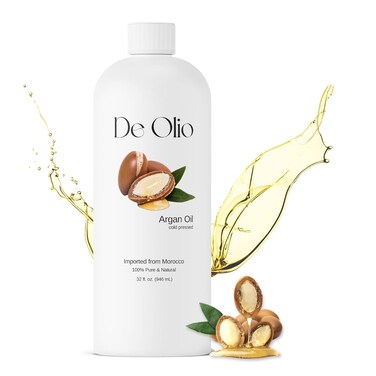 Argan Oil of Morocco   100% Pure &amp; Natural Cold Pressed Argan Oil for Hair, Skin, Face, Body   Refined Moroccan Hair Oil for Moisturizing and Strengthening   32fl. oz. (946 mL)