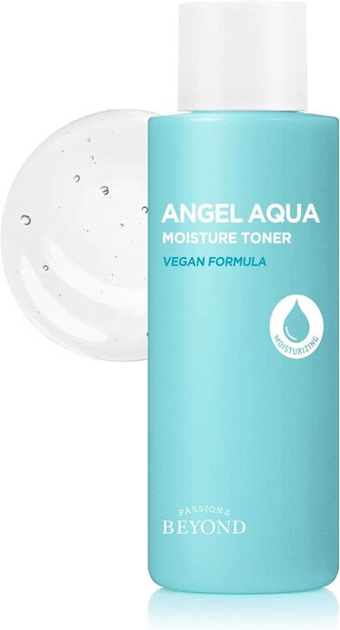 Beyond Angel Aqua Moisture Big Toner (16.9fl oz) - Korean Skin Care. Refreshing &amp; Soothing Hydration for Sensitive Skin, Vegan Formula. Chervil, Hyaluronic Acid, Panthenol.