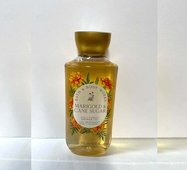 Bath &amp; Body Works, Signature Collection Marigold &amp; Cane Sugar Shower Gel, White Citrus, 10 Ounce (Marigold &amp; Cane Sugar)