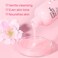 Cherry Blossom Moisturizing Body Wash for Women with Exfoliating Mesh Soap Saver Pouch Bag Sack - Hydrating Shower Gel for Dry Skin