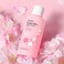 Cherry Blossom Moisturizing Body Wash for Women with Exfoliating Mesh Soap Saver Pouch Bag Sack - Hydrating Shower Gel for Dry Skin