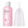Cherry Blossom Moisturizing Body Wash for Women with Exfoliating Mesh Soap Saver Pouch Bag Sack - Hydrating Shower Gel for Dry Skin