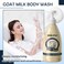 Goat Milk Body Wash for Women &amp; Men,Foaming Mostiurizing Shower Gel for All Skin Types,Silky Long Lasting Hydrating Non-greasy Body Wash Cleanser