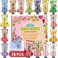 16 Pack Hand Cream Gifts Set, Easter Basket Stuffers, Mothers Day Gifts, Bulk Hand Lotion Travel Size for Dry Cracked Hands, Mini Hand Lotion for Teacher Appreciation Gifts with a Greeting Card
