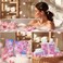 Spa Gifts for Women, Home Spa Gift Basket, Luxury 19 Pcs Gift Set for Women Enchanted Cherry Blossom Scent Bath &amp; Body Gift Set, Pamper Gifts for girls &amp; Teens Spa Kit Birthday Gift, Spa Gifts