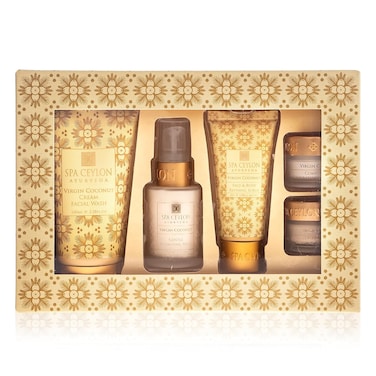 Spa Ceylon Virgin Coconut Skin Care Essentials Set   100% virgin coconut   Face care   Gift set   all types skin   Christmas gifting   Seasonal Gifting