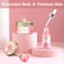 Gifts for Women, Happy Birthday Gifts for Women, Bath and Body Gifts for Women with Unique Rose Self Care Gifts, Home Spa Gift Basket Ideas for Mom, Girlfriend, Sister, Female Friends, Coworker